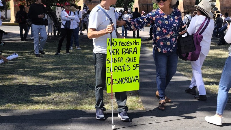  Morelia se Une a la "Marcha Nacional, México se Levanta" Exigiendo Justicia y Seguridad 