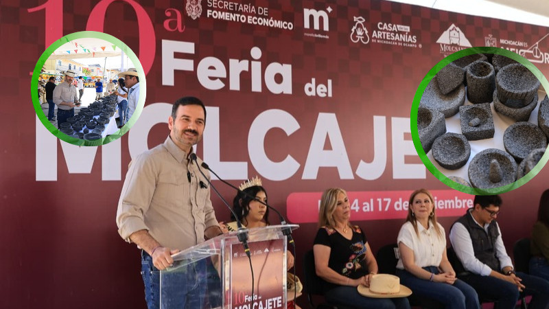 Inaugura Yankel Benítez 10a Feria del Molcajete de San Nicolás Obispo 