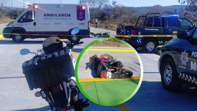 Tragedia en Villas del Pedregal: Derrape de moto deja dos muertos en Morelia 