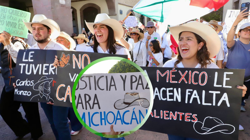 Marchan miles de queretanos; exigen al Gobierno seguridad 