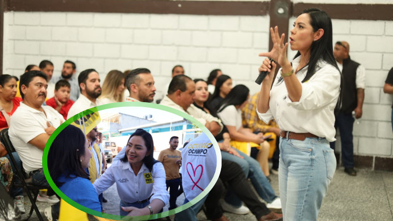 En Michoacán, el PRD se fortalece con trabajo en equipo y en territorio: Araceli Saucedo 