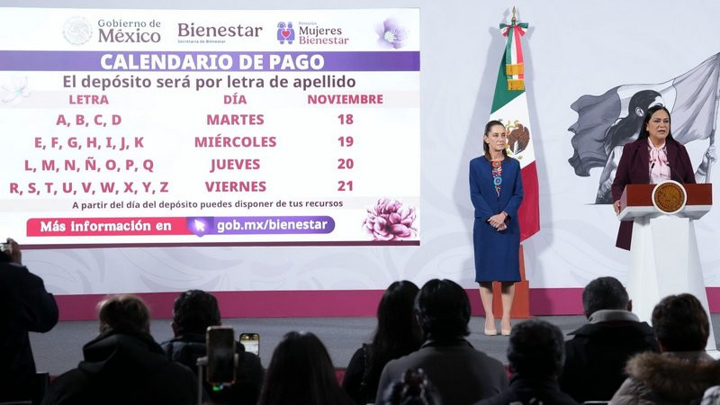 Del 18 al 21 de noviembre inicia pago a nuevas beneficiarias de la pensión Mujeres Bienestar 