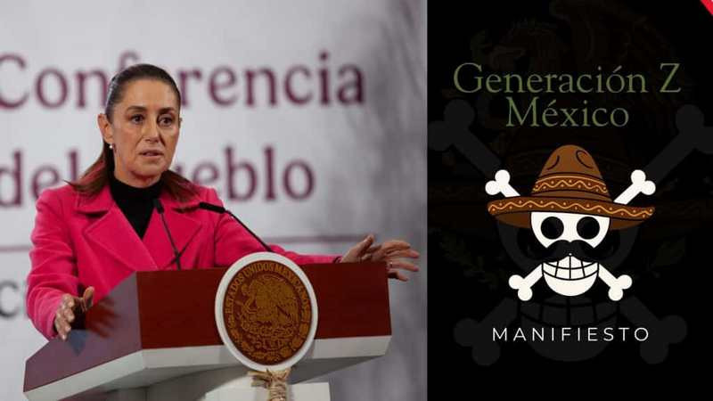 "La gran mayoría no eran jóvenes": Claudia Sheinbaum sobre marcha de generación Z 