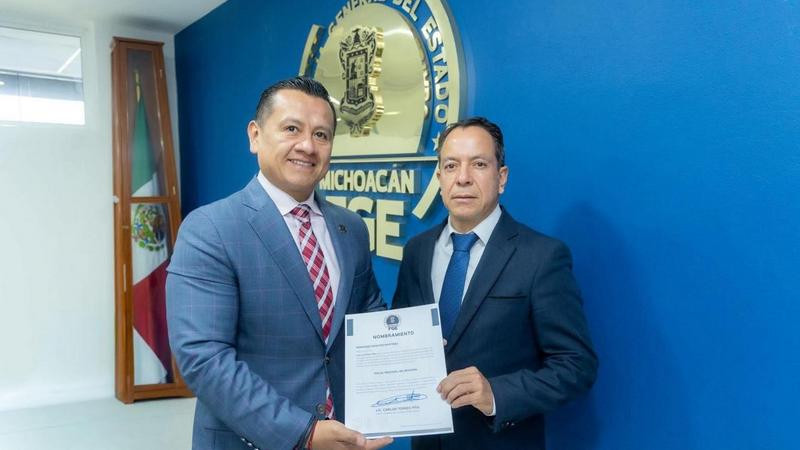 Fernando Sánchez Martínez es nombrado nuevo Fiscal Regional de Uruapan, Michoacán; comienza la limpia 