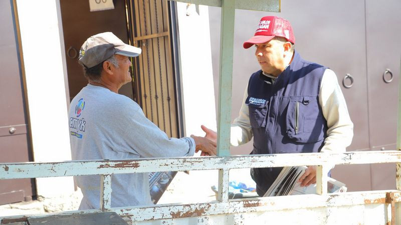 Más territorio y menos politiquería: Barragán recorre Morelia para explicar el Plan Michoacán 