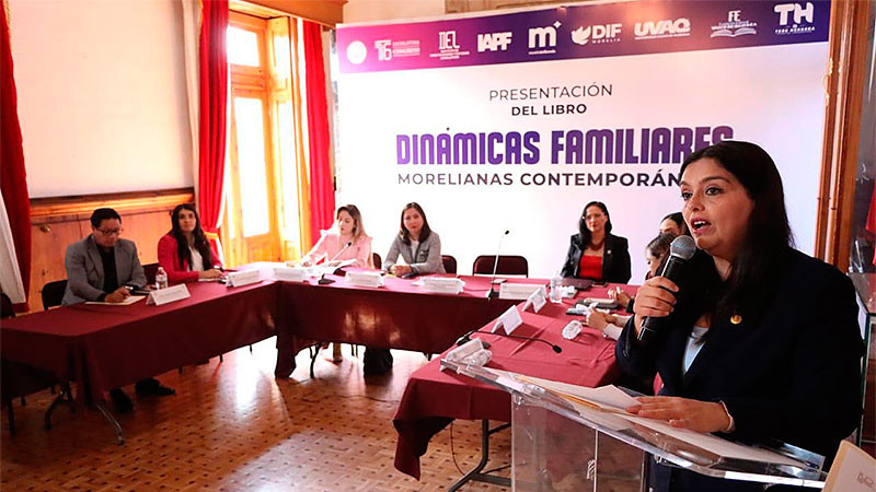 Comisión de la Familia del Congreso de Michoacán, encabeza presentación del libro “Dinámicas Familiares Morelianas Contemporáneas” 