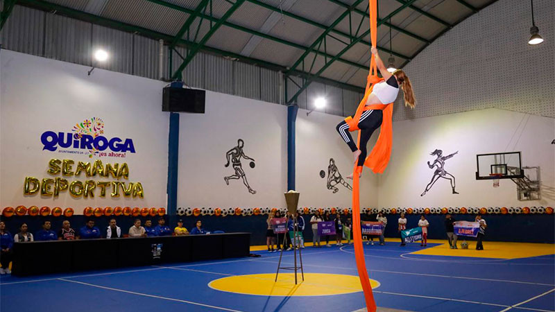 Inicia la Semana Deportiva 2025 en Quiroga en el marco del 115 Aniversario de la Revolución Mexicana 