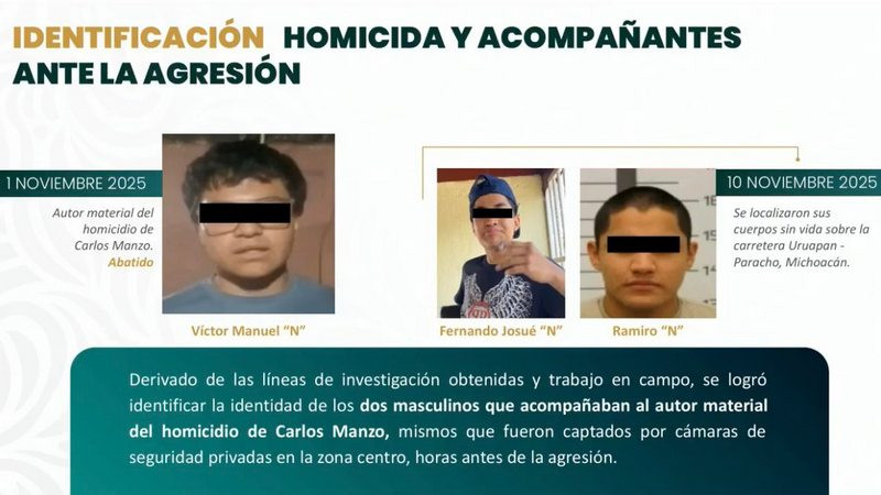 Dan a conocer secuencia del asesinato de Carlos Manzo; criminales se organizaron en una aplicación de mensajería 