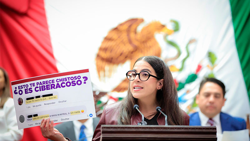 Tras aprobación de reforma, Giulianna Bugarini remarca que combatir el ciberacoso es una forma de construir paz 