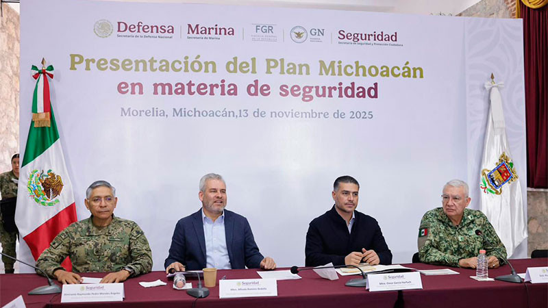 Reconoce Bedolla coordinación y avances en detención de implicado en homicidio de Carlos Manzo 