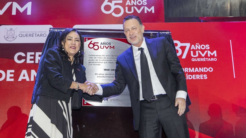 Celebra Mauricio Kuri 37 aniversario de la Universidad del Valle de México en Querétaro 