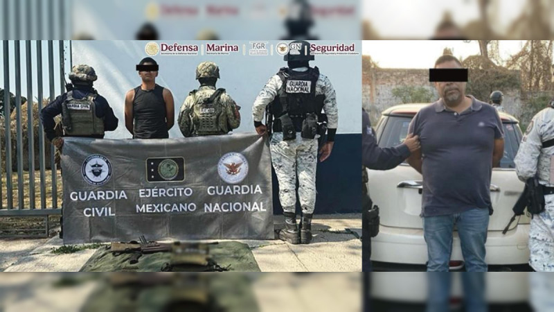 Operativo de alto impacto en Michoacán: Detienen federación y estado a cuatro sujetos y aseguran explosivos 