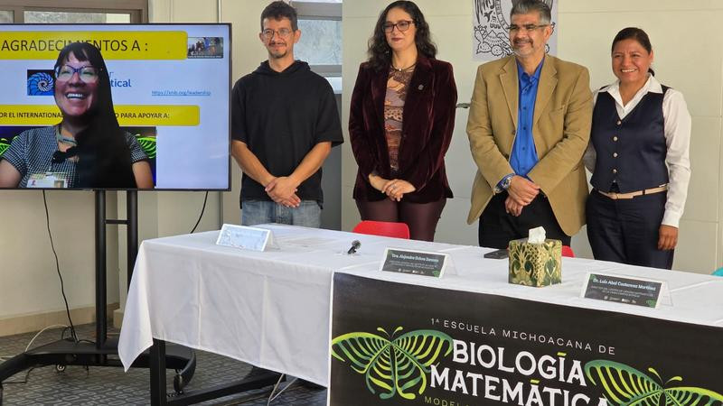 Anuncia la UNAM Morelia la Primera Escuela Michoacana de Biología Matemática 