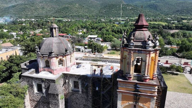 Restauración de Misión Concá con avance del 20 por ciento en Arroyo Seco, Querétaro 