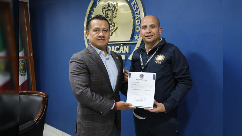 Cambios en la FGE Michoacán: sale Julio Meza Gaona y llega Ijmele Díaz Abrego a la Coordinación de la Policía de Investigación 