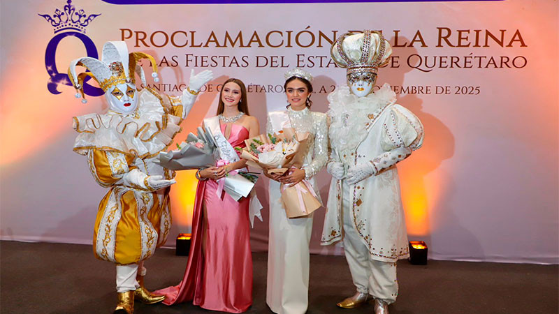 Proclaman a Fátima como Reina de las Fiestas del estado de Querétaro  