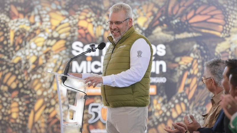 Abre Bedolla santuarios de la Monarca; llama a EUA y Canadá a acciones de conservación 