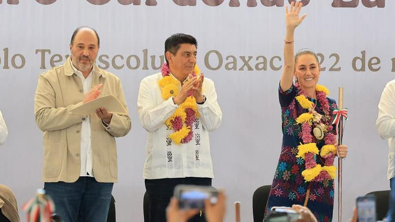Con Plan Lázaro Cárdenas se transforma a las poblaciones más pobres de México; Claudia Sheinbaum y Salomón Jara presentan avances 