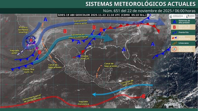 Prevalecerá ambiente frío en distintas regiones de Oaxaca 