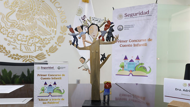 Realizan la premiación del “Primer Concurso de Cuento Infantil: Educar a través de las palabras”, en el que participaron personas privadas de la libertad 