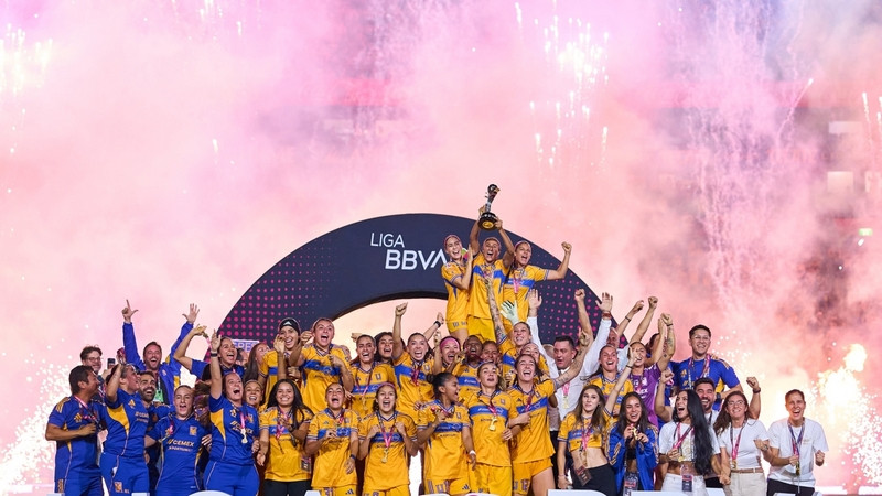 Tigres UANL, mejor conocidas como las ‘Amazonas’, se coronaron campeonas de la Liga MX Femenil 