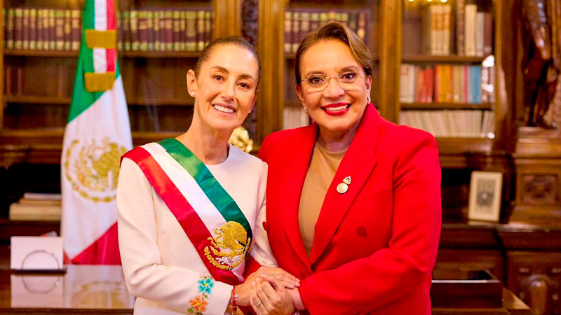 Sheinbaum confirma reunión con presidenta de Honduras en Palacio Nacional 