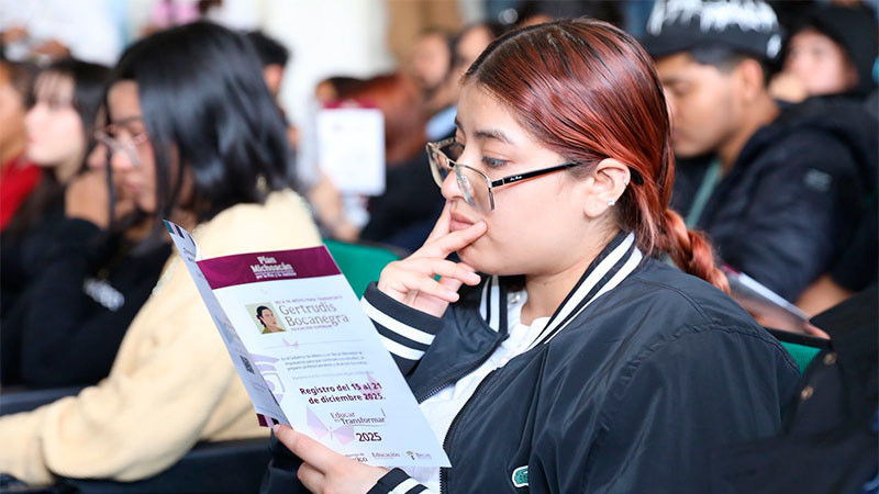En diciembre arranca registro para Beca Gertrudis Bocanegra: Bedolla 