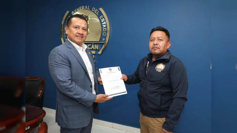 Reacomodo de alto impacto en la Fiscalía de Michoacán: Ernesto Alvarado Ortiz asume el mando de la Policía de Investigación en Homicidios 