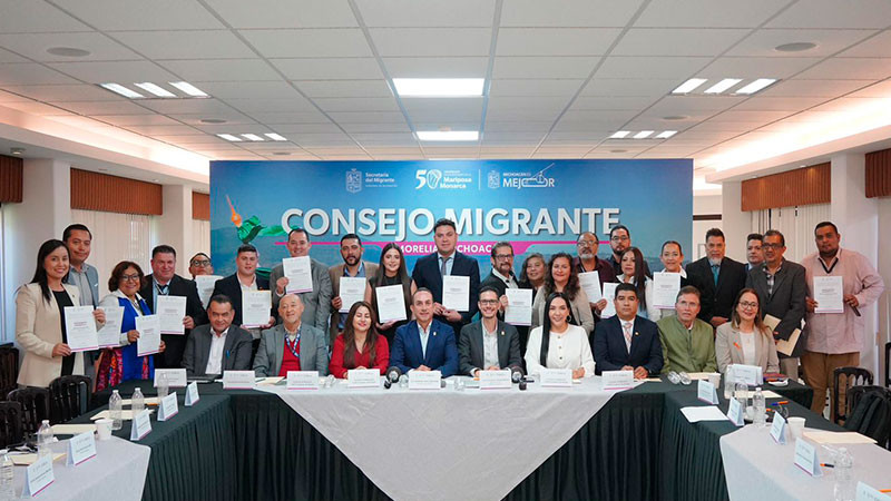  Queda instalado el Consejo Estatal de Migración 2025-2028 en Michoacán: Semigrante 