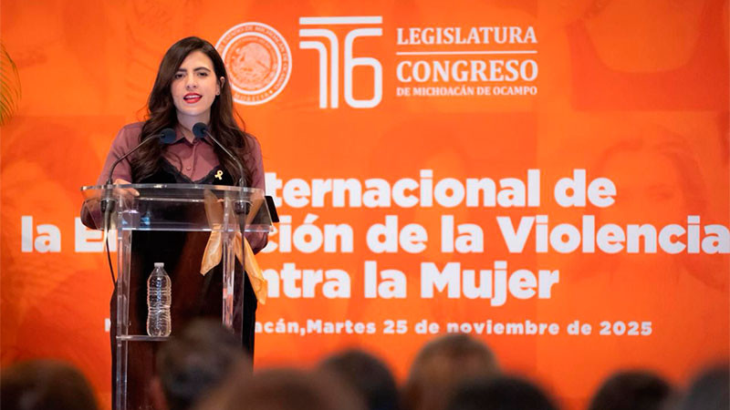 Giulianna Bugarini llama a combatir con responsabilidad, desde el Poder Legislativo, la violencia a las mujeres 