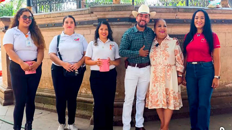 Refuerza Humberto Jiménez acciones a favor de la seguridad, desarrollo y bienestar de las mujeres en Los Reyes, Michoacán 