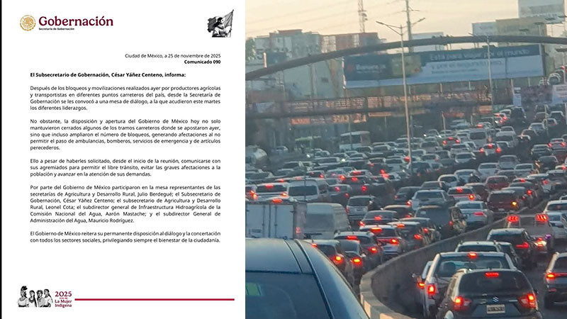 Seguirán bloqueos carreteros tras no llegar a ningún acuerdo durante mesa de trabajo entre ANTAC, FNRCM y autoridades federales 