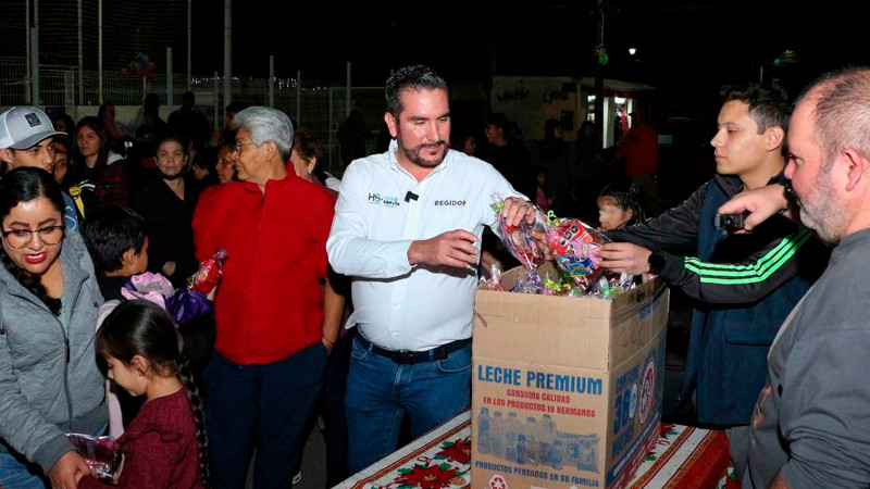 Navidad en tu colonia; prepara Hugo Servín, posadas en Morelia 