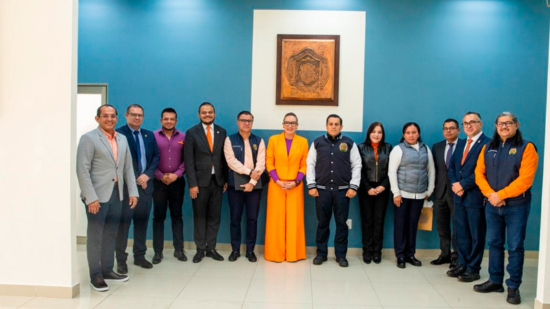 UMSNH arropa estrategia implementada por la SSP; Yarabí Ávila se reúne con el secretario de Seguridad Pública 