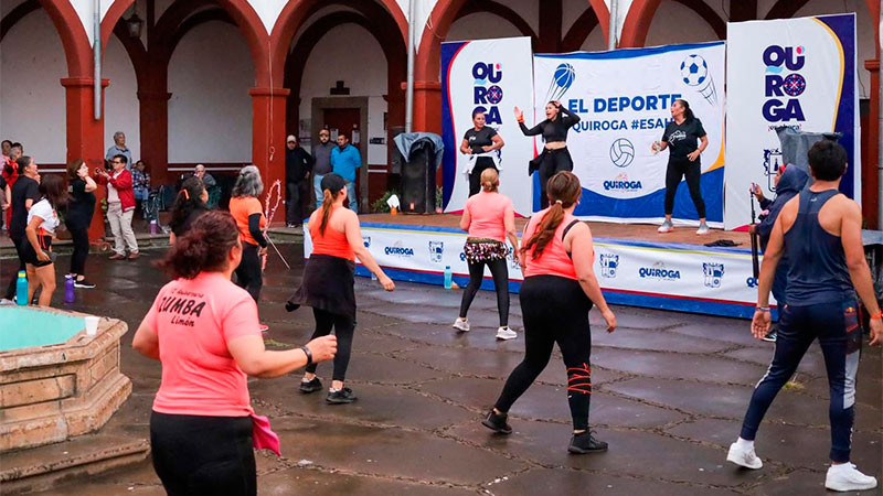 Cierra Gobierno de Quiroga la Semana Deportiva 2025 con Mega Clase de Zumba 