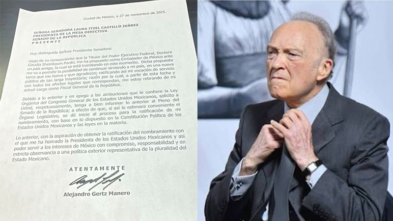 Alejandro Gertz deja la FGR para ser embajador "en un país amigo" 