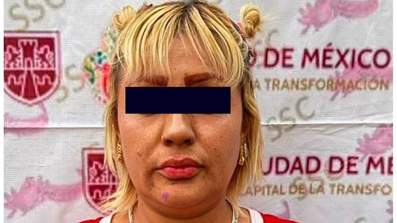 Cae presunta extorsionadora de comerciantes en la GAM y el Edomex 