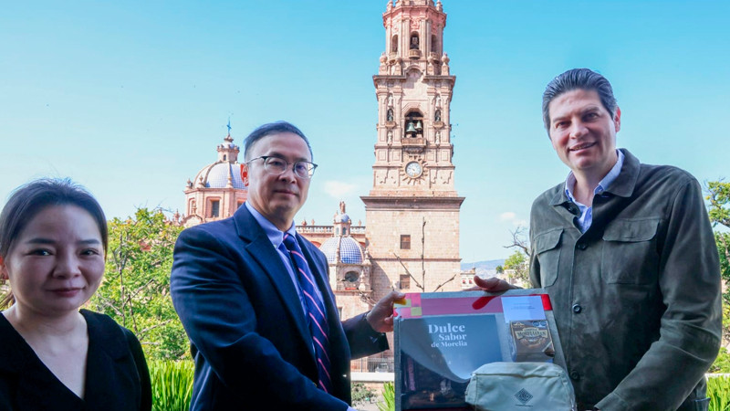 Alfonso Martínez consolida relación comercial entre Morelia y Nanning, China 