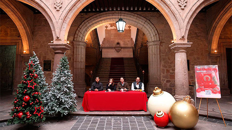  Todo listo para que Morelia célebre una "Navidad Mágica”: Alfonso Martínez 