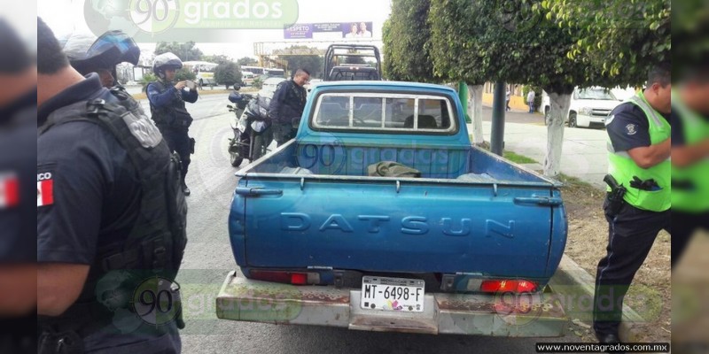 Lo detienen con camioneta robada, en Morelia - Foto 1 