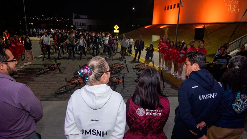 Con éxito UMSNH llega a las 23 ediciones de la Rodada Nicolaita, que se fortalece como parte del Plan Michoacán 