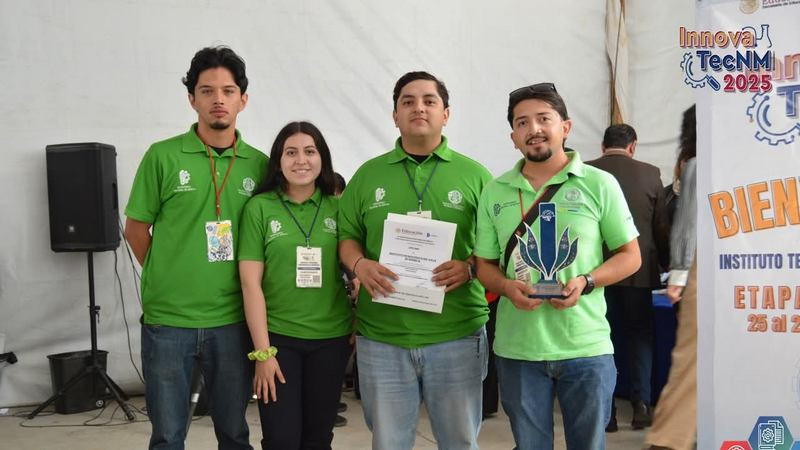 Obtiene Tecnológico del Valle de Morelia primer y tercer lugar nacional en InnovatecNM 2025 