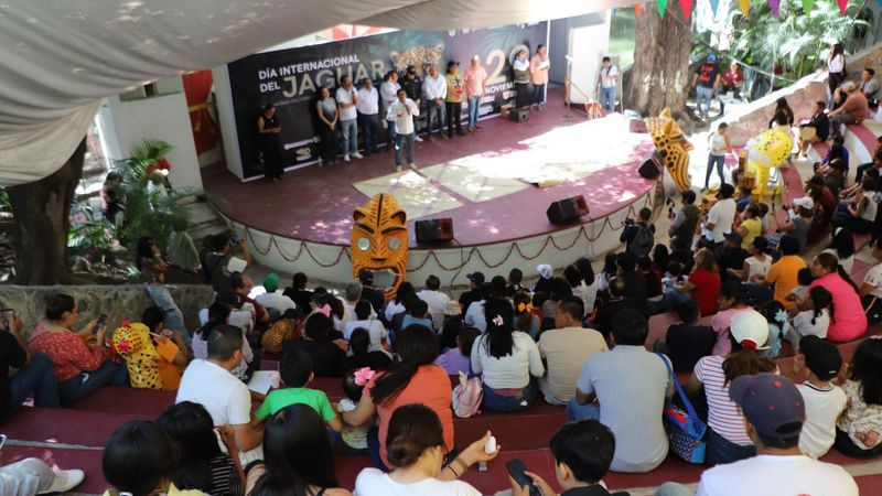Conmemora gobierno de Guerrero el Día Internacional del Jaguar en Zoochilpan 