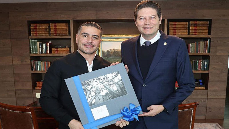 Se reúne Alfonso Martínez con García Harfuch; fortalecimiento de la Policía Morelia entre los planteamientos  