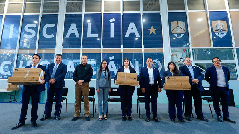 Entrega la FGE Michoacán equipo de cómputo para fortalecer la atención a la ciudadanía y mejorar las condiciones laborales 