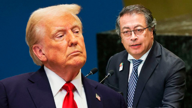 Petro invita a Trump a Colombia para enseñarle a combatir el crimen "sin misiles" 