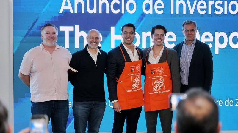 Felifer Macías anuncia inversión por 604 millones de The Home Depot en Querétaro 