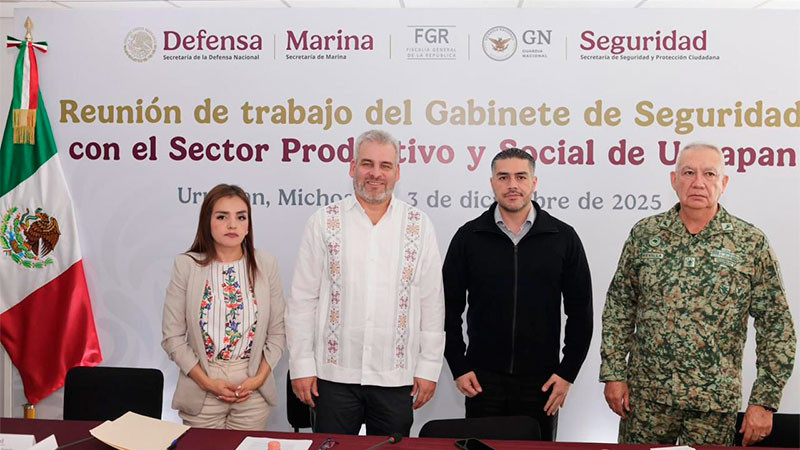 Plan Uruapan avanza con resultados para regresar la confianza a la ciudadanía: Bedolla 