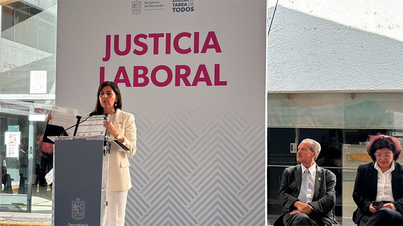 Entrega Gaby Molina 548 documentos de cambio de centro de trabajo a docentes 