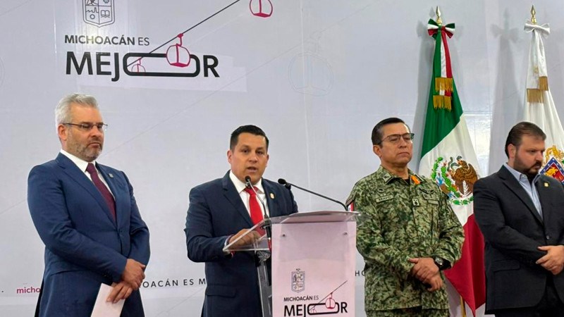 En noviembre del 2025, Michoacán salió de los 10 estados con más homicidios: SSP 